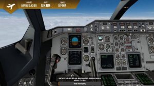 IniSimulations Airbus A300 UKBB-EFHK. Красивый сценарий Helsinki Vantaa