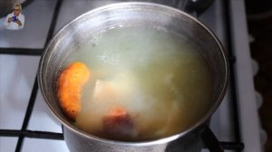 Рыбный бульон для моей щадящей диеты.