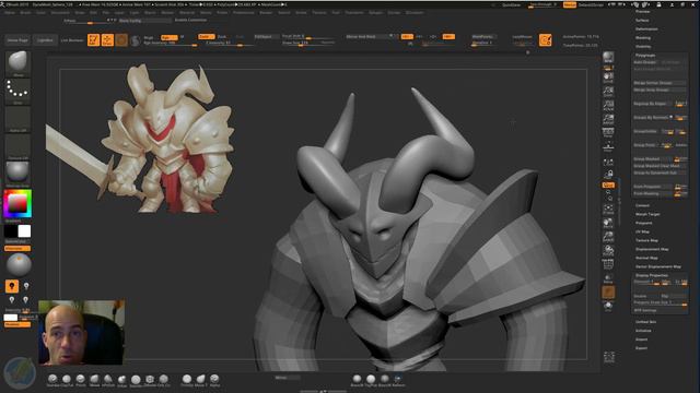 09Моделирование персонажа для новичков в Zbrush