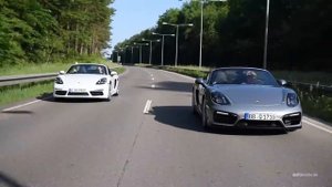 Porsche Boxster GTS (981) vs. 718 Boxster S im Test - Vergleich und Fahrbericht