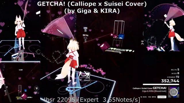 [Beat Saber]"GETCHA! (Calliope x Suisei Cover)" (by Giga & KIRA)[Expert] / UPDATE 1.22.1 смотреть онлайн