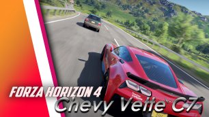 Forza Horizon 4. Chevrolet Corvette C7. Free driving