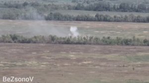 Совместная работа танка и БМП-2 100-ой бригады армии ДНР