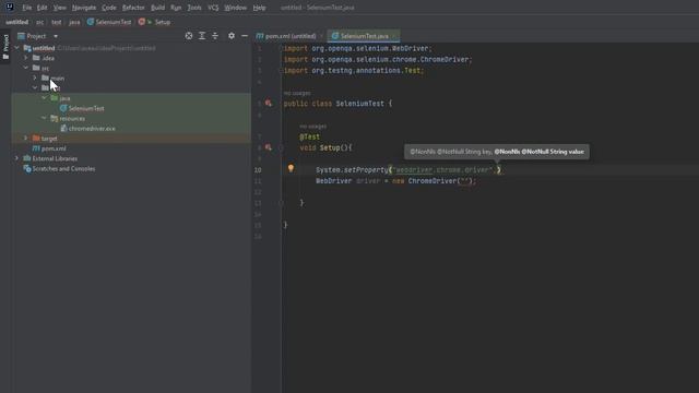 [2023]: Selenium + Java + Maven +  TestNg in Intellij setup