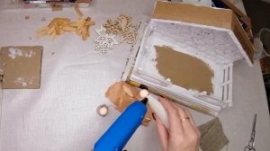 Рождественский вертеп своими руками //  что сделать из картона?
