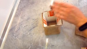 Красивые поделки из джута и картона! ВАЗА ИЗ ДЖУТА своими руками.