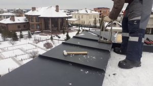Фальцевый парапет на эксплуатируемую (плоскую) кровлю!!!