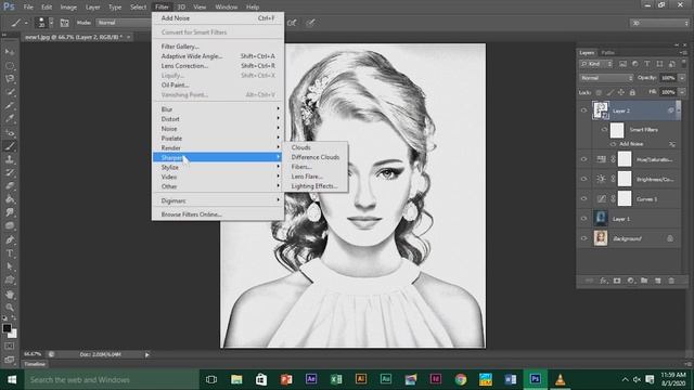 Photoshop Malayalam tutorial part-9 Convert your image into a pencil sketch. #pencil_sketch смотреть онлайн