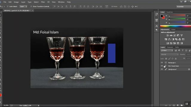 how to learn photoshop easy, Object manipulation in photoshop, educational tutorial