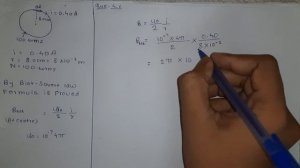 Chapter-5 Ex-1 A coil of of100 turns,radius 8.0 a current of 0.40 A. What is the magnitude?CBSC 12t