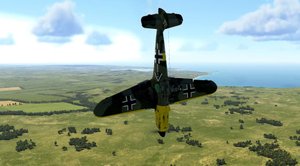 ЛаГГ-3 против  Bf109 F-2,  победа.