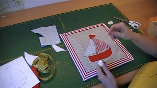 Маленькие хитрости пэчворка 8. Аппликация в лоскутном шитье. Парусник. смотреть онлайн