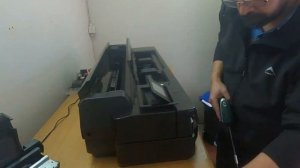 Quick HP Designjet T520 Service and clean.