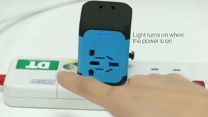 Универсальный переходник для всех типов розеток Adapter Travel. Охватывает более 150 стран