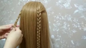 Красивая прическа из косичек. Красивые косички пошагово!