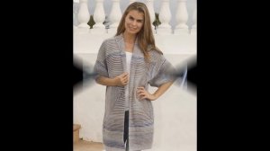 Вязание Длинного Кардигана Спицами - модели 2019 / Knitting Long Cardigan with Spokes /