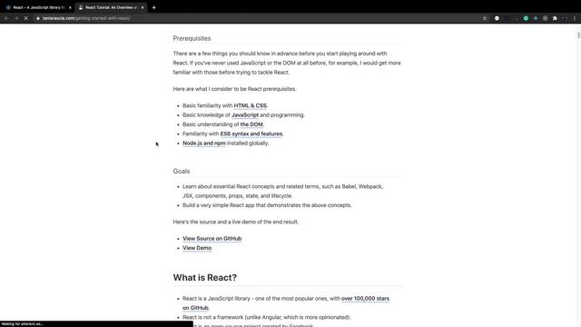 Introduction to React.js | React Hooks #01