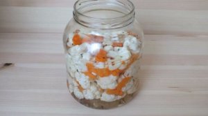 Квашеная цветная капуста