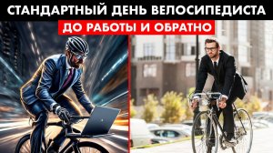 Типичный рабочий день велосипедиста