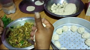 Всей Непальской Семьёй Лепим Мо:Мо. Непальские Пельмени