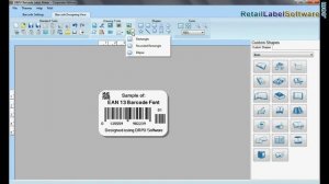 Design Barcode Label of EAN 13 font using DRPU Barcode Label Maker Software