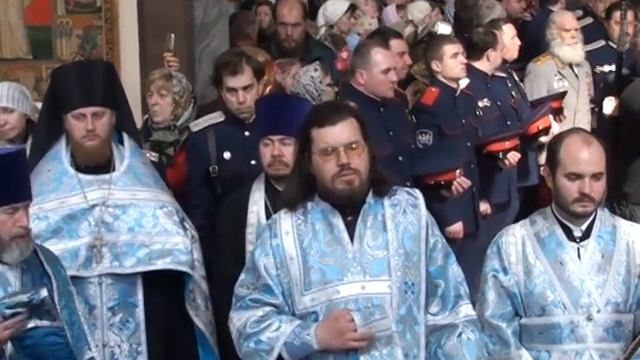 Донской монастырь. Москва.Казаки. 07.04.2010 смотреть онлайн