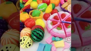 Пластиковые овощи и фрукты