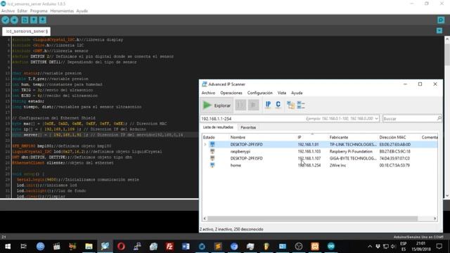 Envio de datos de una placa arduino a una base de datos MySQL. смотреть онлайн
