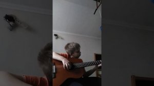 Игра на гитаре ромы лясковского, песни :анушка, твои зелёные глаза