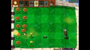 !!!Создал свого ЗоМБоТара и прошол первый уровень!!!Plants Vs. Zombies №1!!!