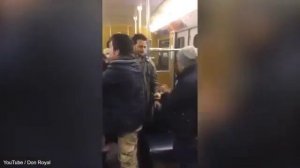 Мигранты устроили драку в метро мюнхена приставая к женщинам , напали на пенсионера.