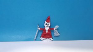 Дед Мороз из бисера