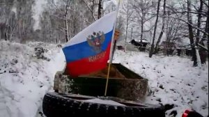 Мотоцикл Днепр с прицепом