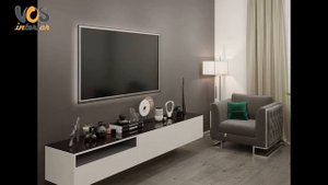 Интерьер квартиры в серо-коричневых тонах в 4К