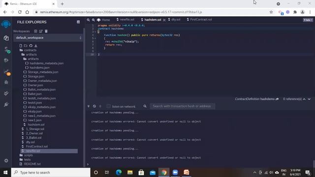 Solidity Data types of BlockChain | Vikalp Sharma | Block Chain Tutorial - Crypto Currency