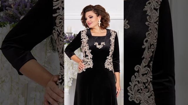 Платье велюровое Mira Fashion 5332 (размер 56-62) #белорусскиеплатья #женскиеплатья #нарядныеплатья
