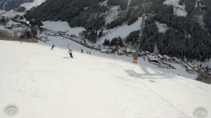 Saalbach Hinterglemm - Austria Ski - #50/50a - 3.6 km 821 m down. 4K Gimbal Double Camera.