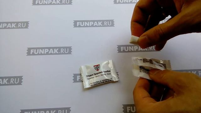 Жевательная резинка с логотипом "Студия здоровой улыбки" от компании FUNPAK.RU