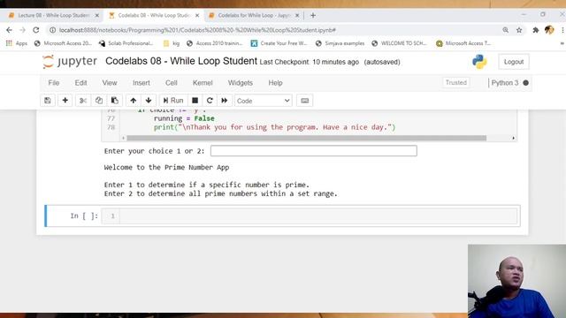 Python Programming Codelabs 06 While Loop смотреть онлайн