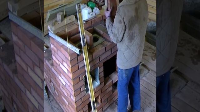 Дачная печь с плитой и лежанкой. смотреть онлайн