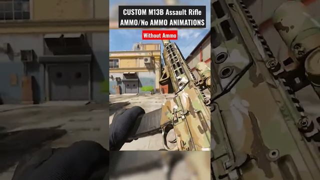 CUSTOM M13 Assault Rifle - No AMMO ANIMATION - Call of Duty Modern Warfare 2 - 1080p - ASMR - JDurs