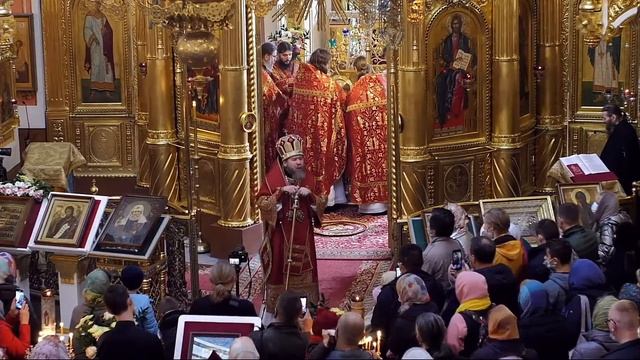 Проповедь митрополита Тихона в Неделю  перед Воздвижением . Воскресение словущее . смотреть онлайн