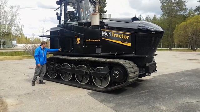 770 лс и 16000 нм. Обзор на самый мощный гусеничный трактор в мире! MeriTractor MT-700