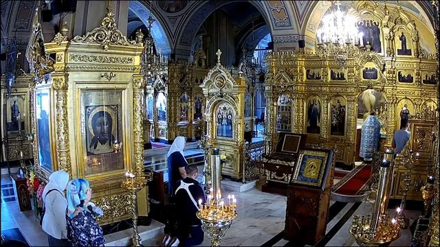 10.8.22 Часы и Божественная литургия. Смоленской иконы Божией Матери, именуемой «Одигитрия»