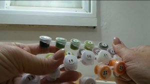 Рисуем картину по номерам .Painting by numbers.Обзор картины Уютный дворик.