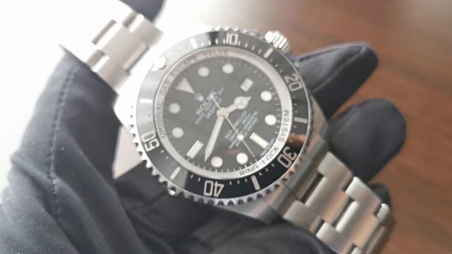 Rolex Deepsea Sea Dweller 116660-0001 Black Dial And Blue Luminescent Hour Markers