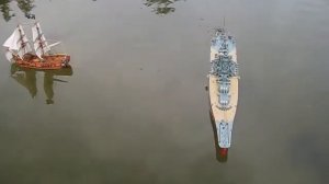 Бриг "Чёрный Сокол" Vs линкор "Ямато".
