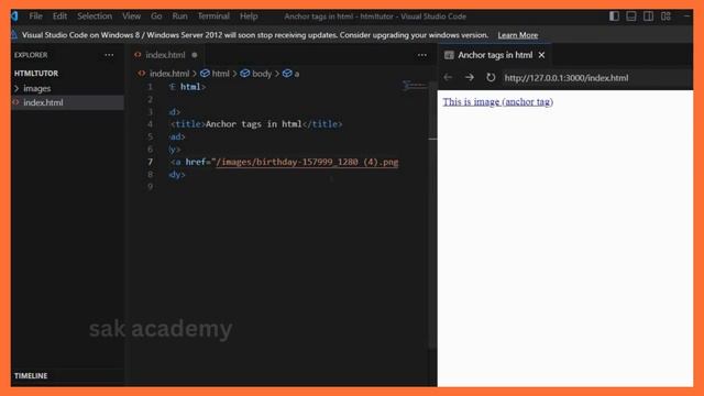How to link pages in HTML in tamil, Anchor Tag in HTML, a Tag in HTML | Web Development