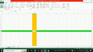 Highlight Active Cell, Row or Column in MS Excel एक्सेल में एक्टिव सेल, रो या कॉलम को हाईलाइट करें