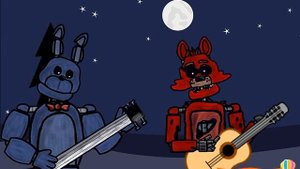 (FNaF-Клип-Animation)Фокси и Мангл - Чика и Бонни) под песню Каспийский Груз-Ай-Ай-Ай